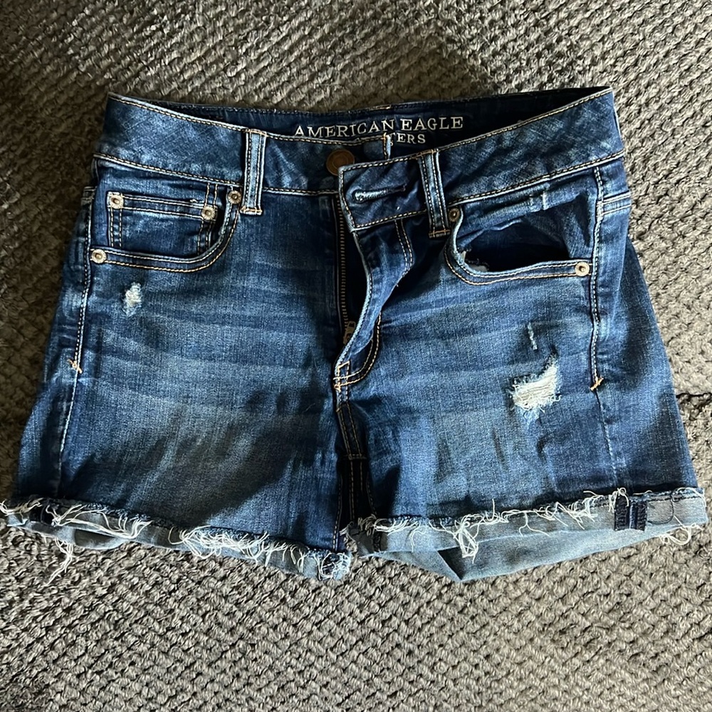 American eagle jean shorts